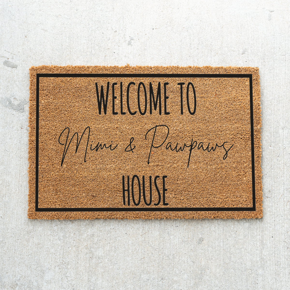 Personalized Grandparents Doormat