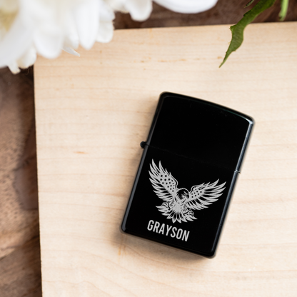 Personalized Patriotic Eagle Lighter