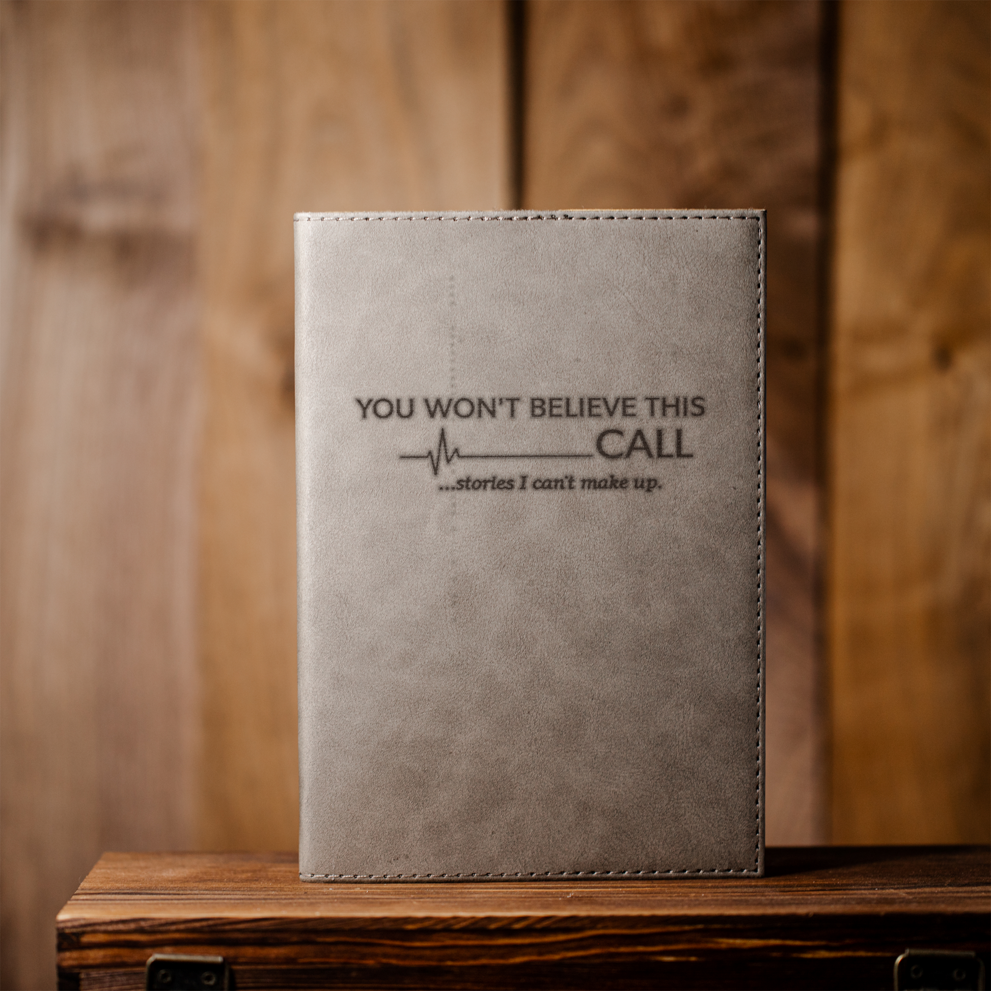 911 Dispatcher Leather Journal | "You Won't Believe This Call" Notebook | Emergency Dispatcher Gift | Call Taker Notebook 