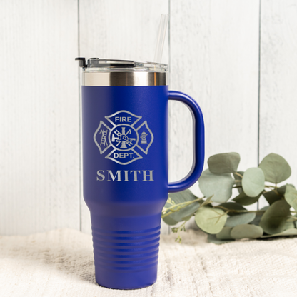Custom 40oz Firefighter Tumbler