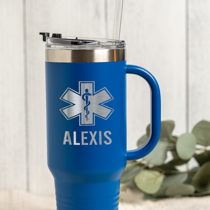 40oz Personalized EMS Tumbler