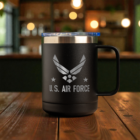 15oz Stainless Steel Mug - U.S. Air Force Design