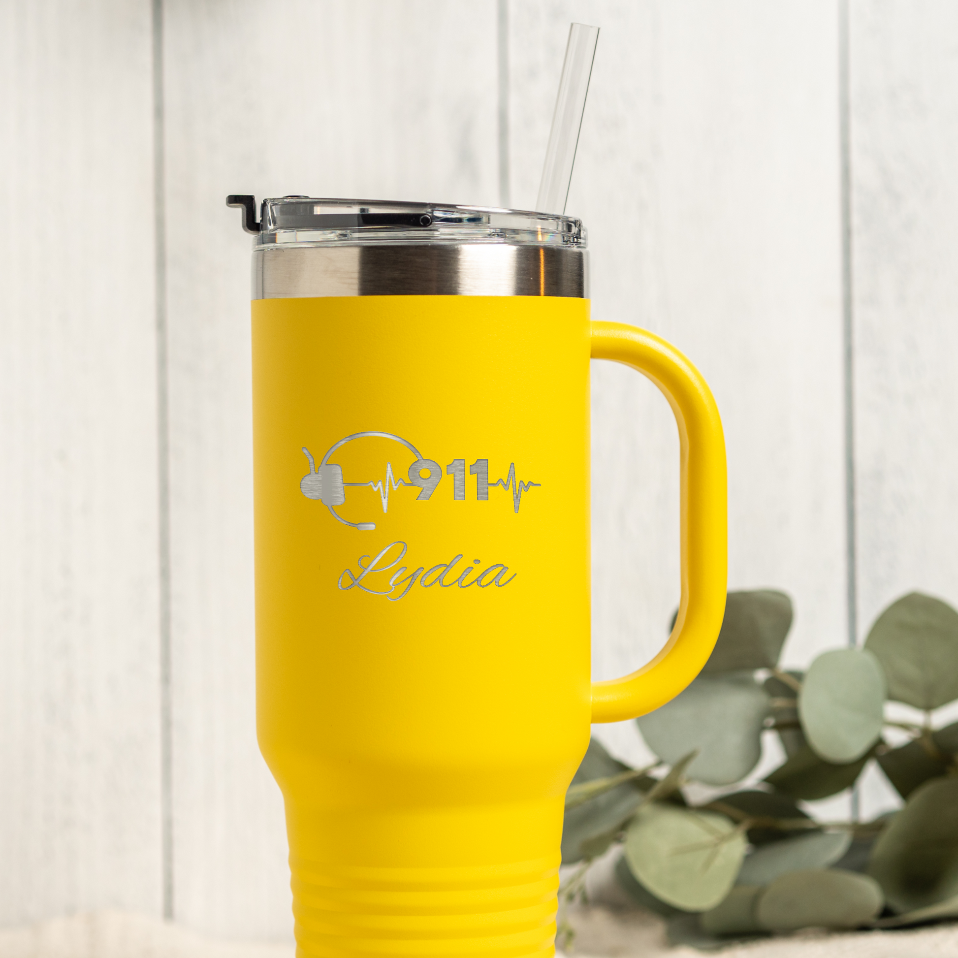 40oz Personalized 911 Dispatcher Tumbler