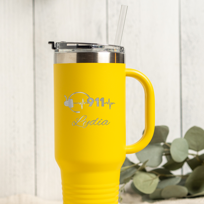 40oz Personalized 911 Dispatcher Tumbler
