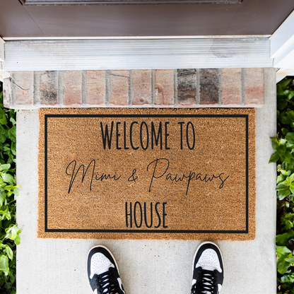 Personalized Grandparents Doormat