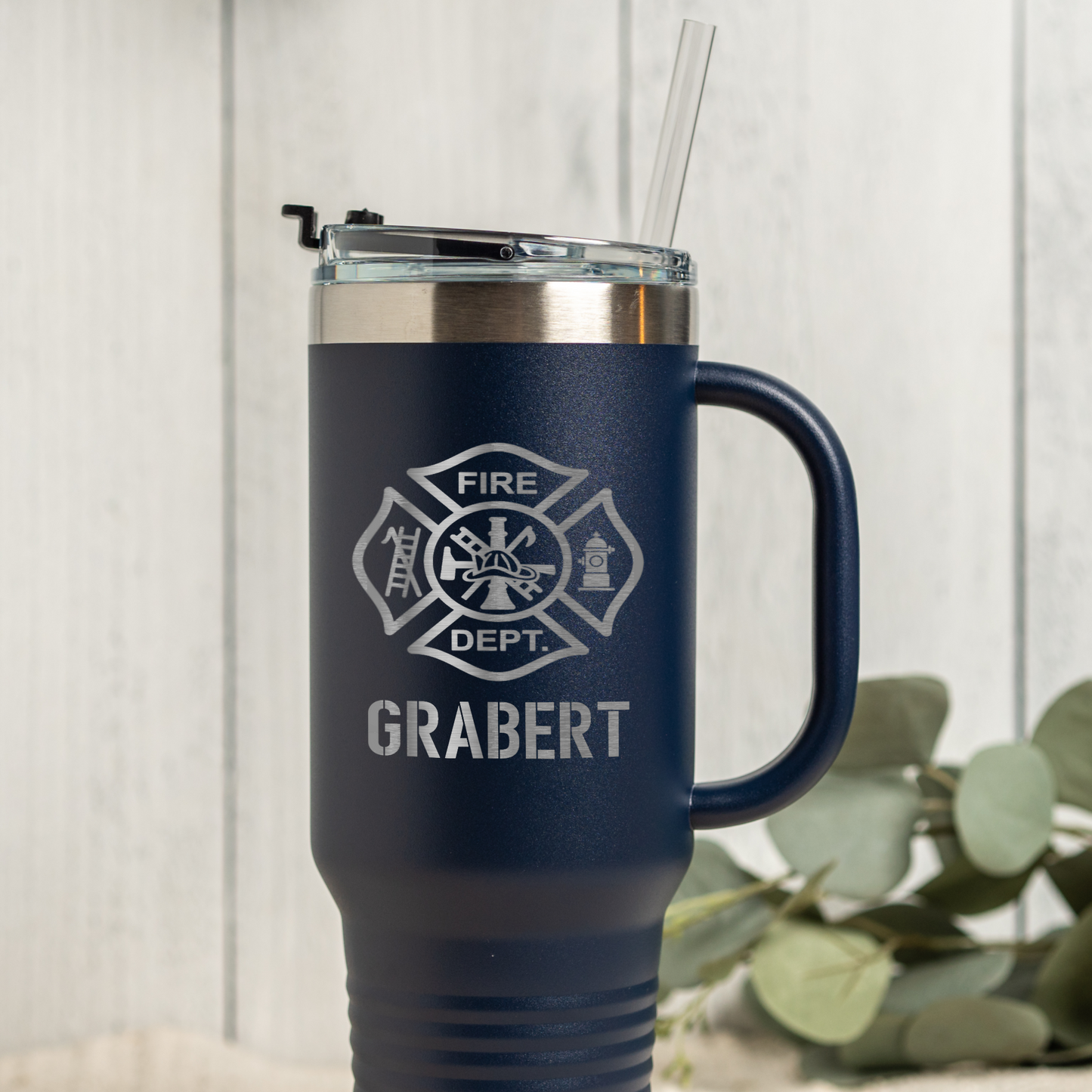 Personalized 40oz Firefighter Tumbler