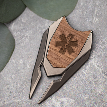 Premium Golf Divot with Star of Life Design