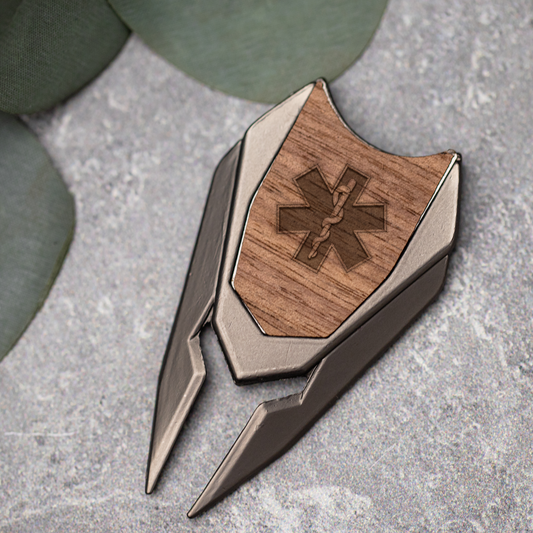 Premium Golf Divot with Star of Life Design
