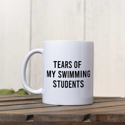 Funny Swim Coach Mug, Tears of My Swimming Students Coffee Cup, Swim Instructor Gift, Swimming Teacher Gift, Swim Team Coach Mug