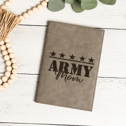 Army Mom Leather Journal