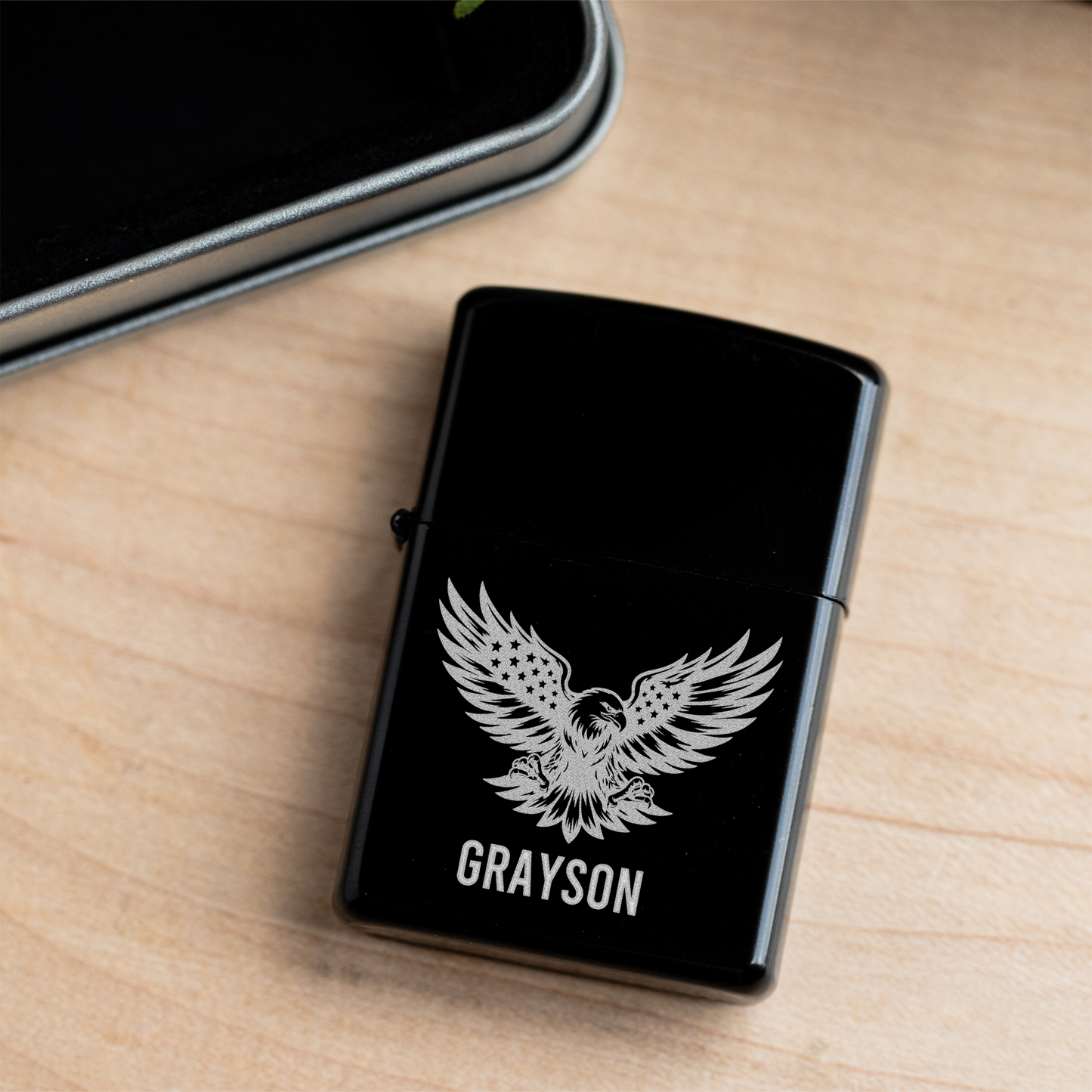 Personalized Patriotic Eagle Lighter