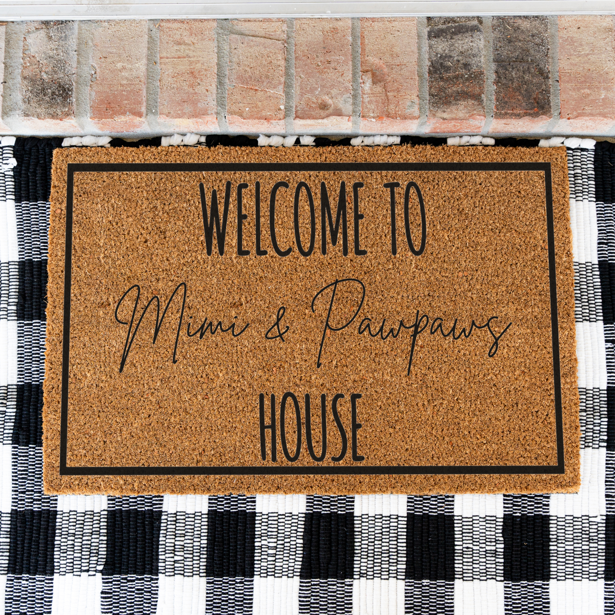 Personalized Grandparents Doormat