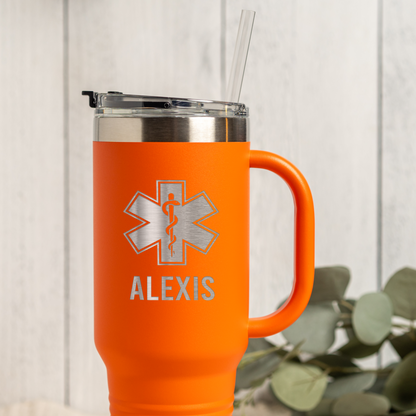 40oz Personalized EMS Tumbler