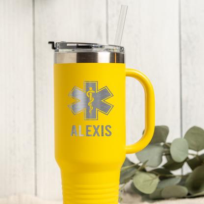 40oz Personalized EMS Tumbler