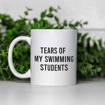 Funny Swim Coach Mug, Tears of My Swimming Students Coffee Cup, Swim Instructor Gift, Swimming Teacher Gift, Swim Team Coach Mug
