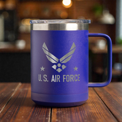 15oz Stainless Steel Mug - U.S. Air Force Design