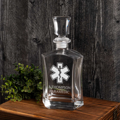 Custom EMS 24oz Capitol Decanter