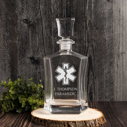 Custom EMS 24oz Capitol Decanter