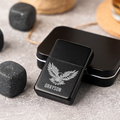 Personalized Patriotic Eagle Lighter