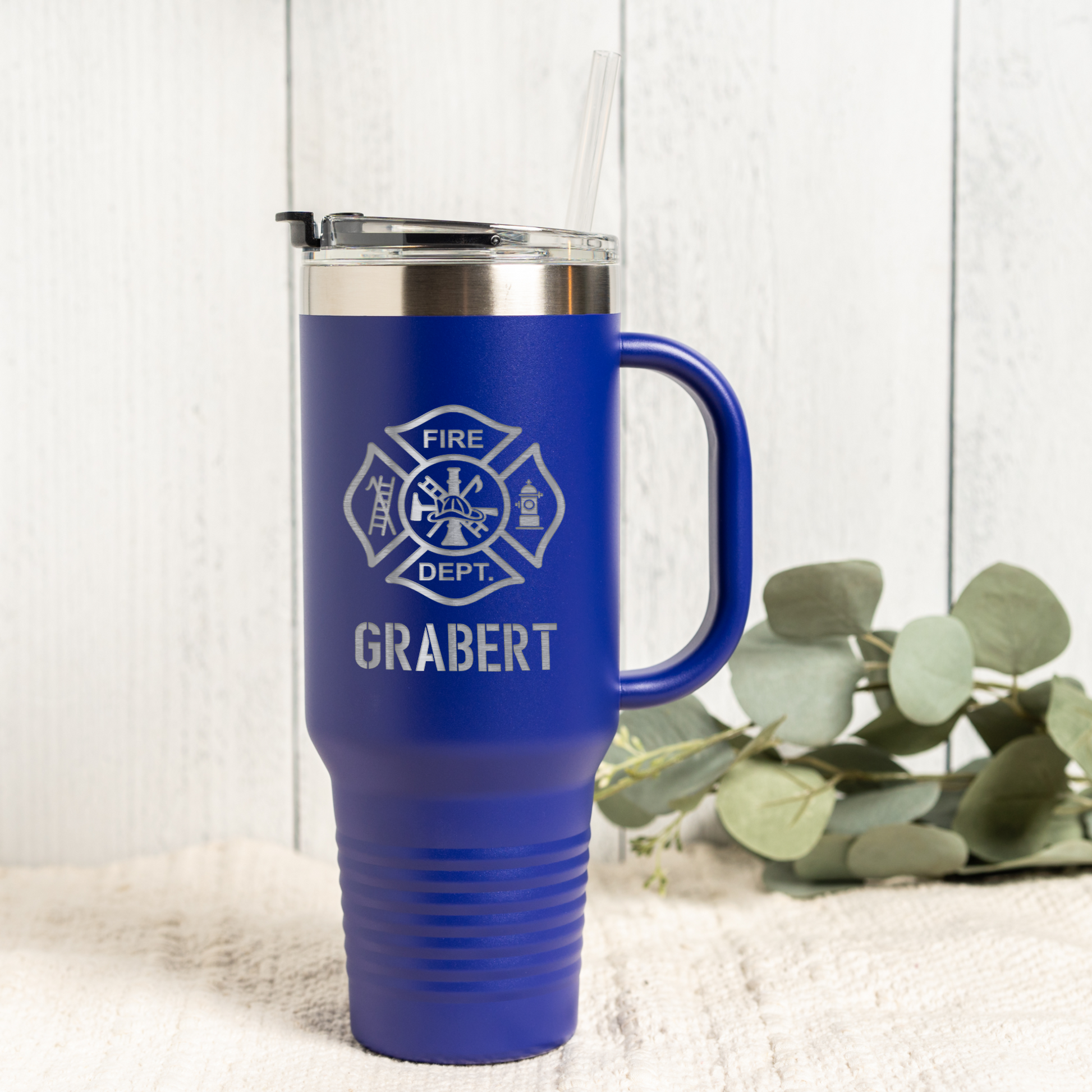 Personalized 40oz Firefighter Tumbler