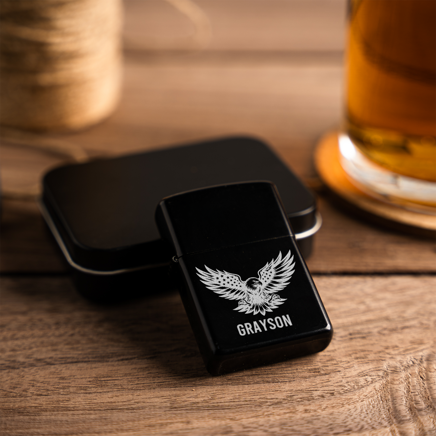 Personalized Patriotic Eagle Lighter
