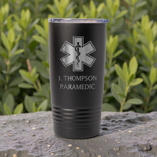 20oz Stainless Steel Tumbler - Paramedic Design