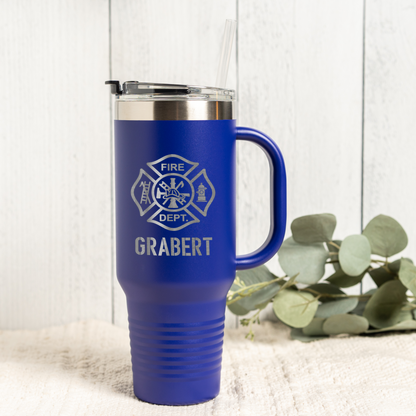 Personalized 40oz Firefighter Tumbler