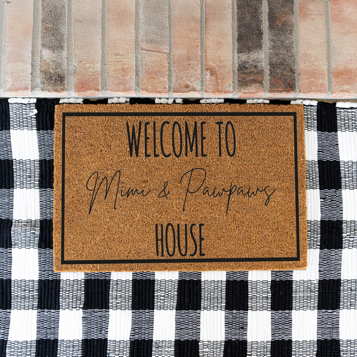 Personalized Grandparents Doormat