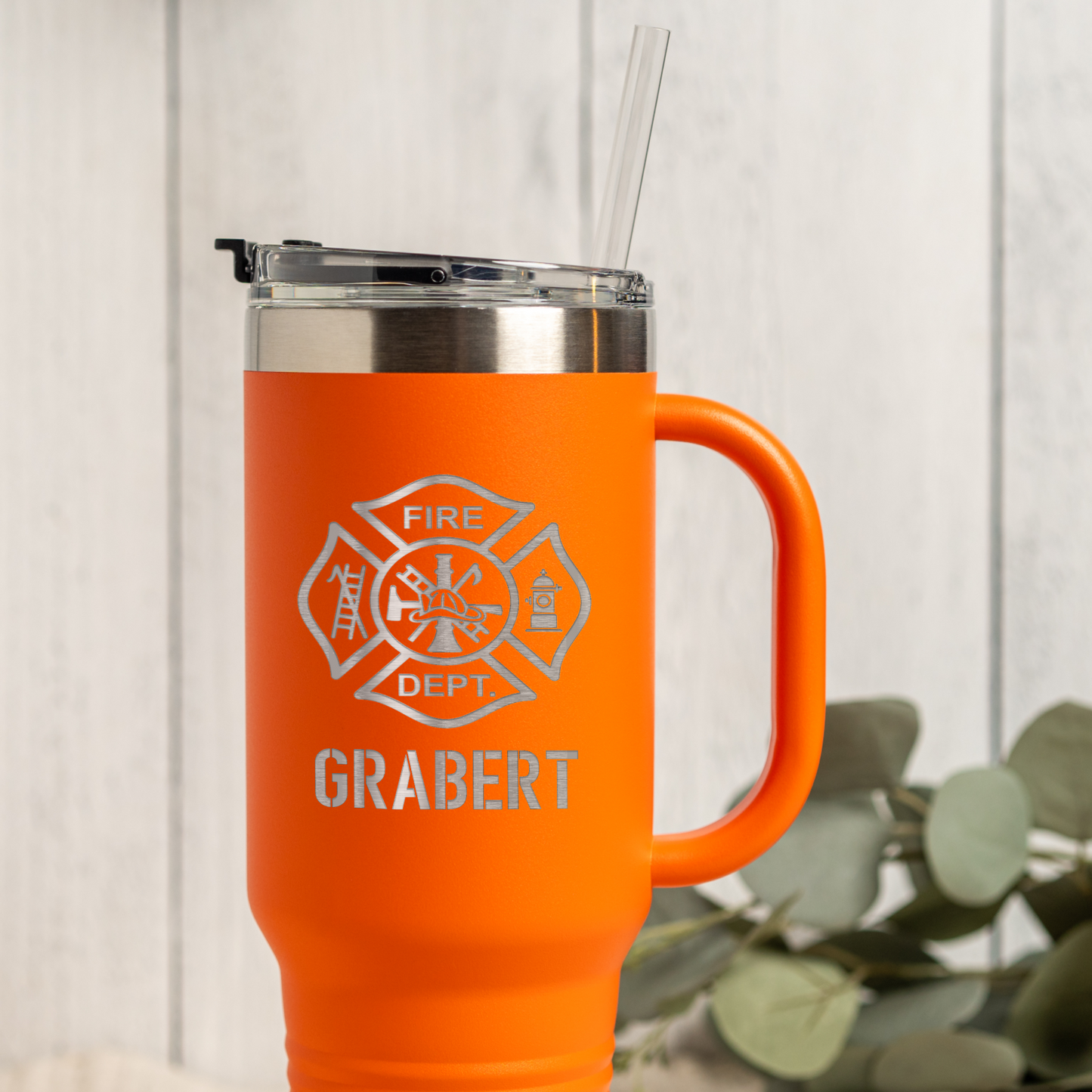 Personalized 40oz Firefighter Tumbler