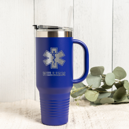 40oz Personalized Medical Symbol Tumbler