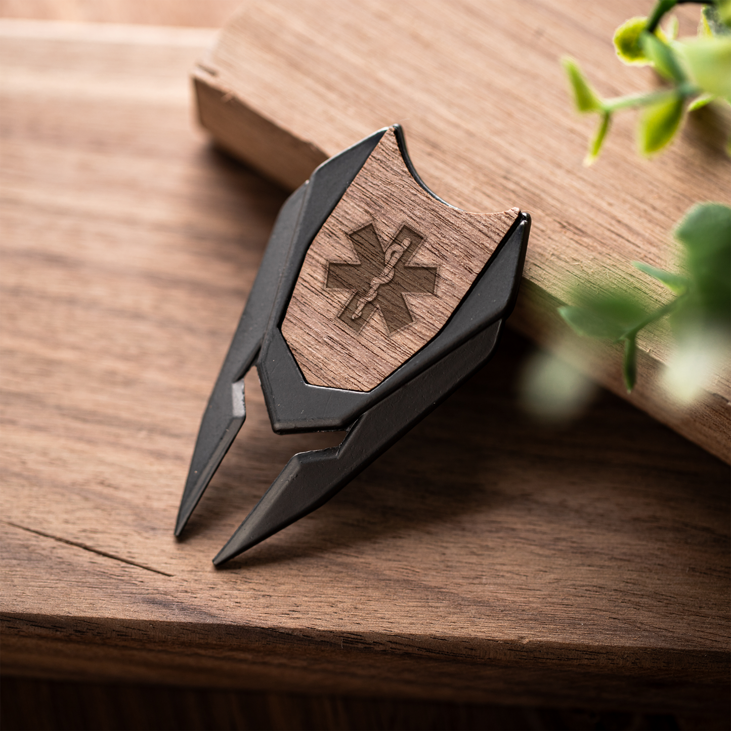 Premium Golf Divot with Star of Life Design