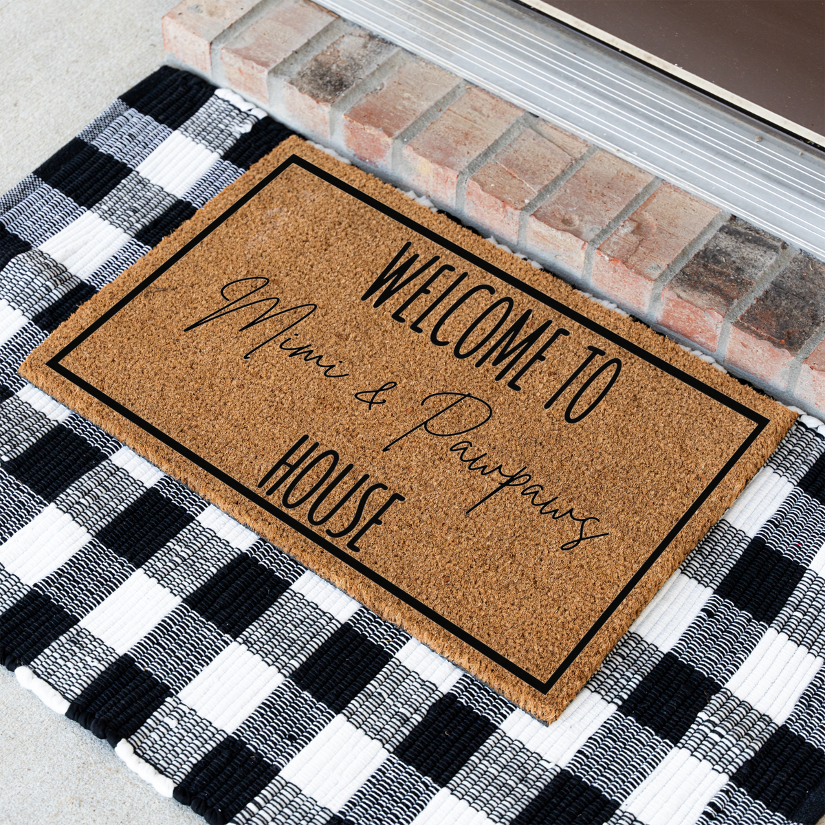 Personalized Grandparents Doormat