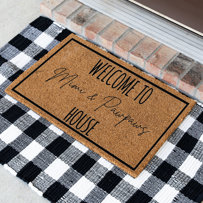 Personalized Grandparents Doormat