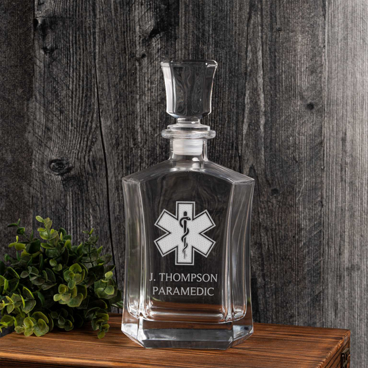 Custom EMS 24oz Capitol Decanter