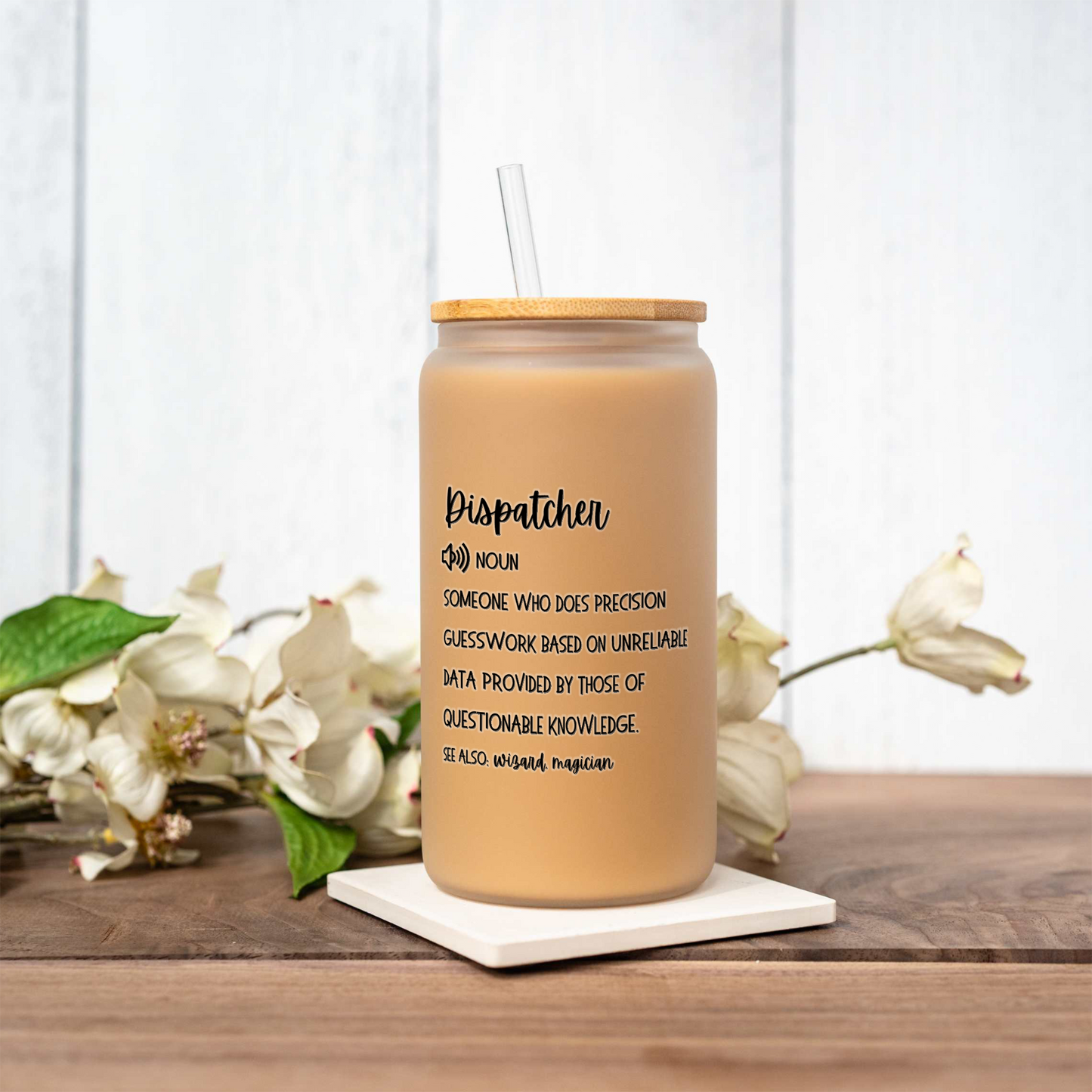 Dispatcher Definition Coffee Glass